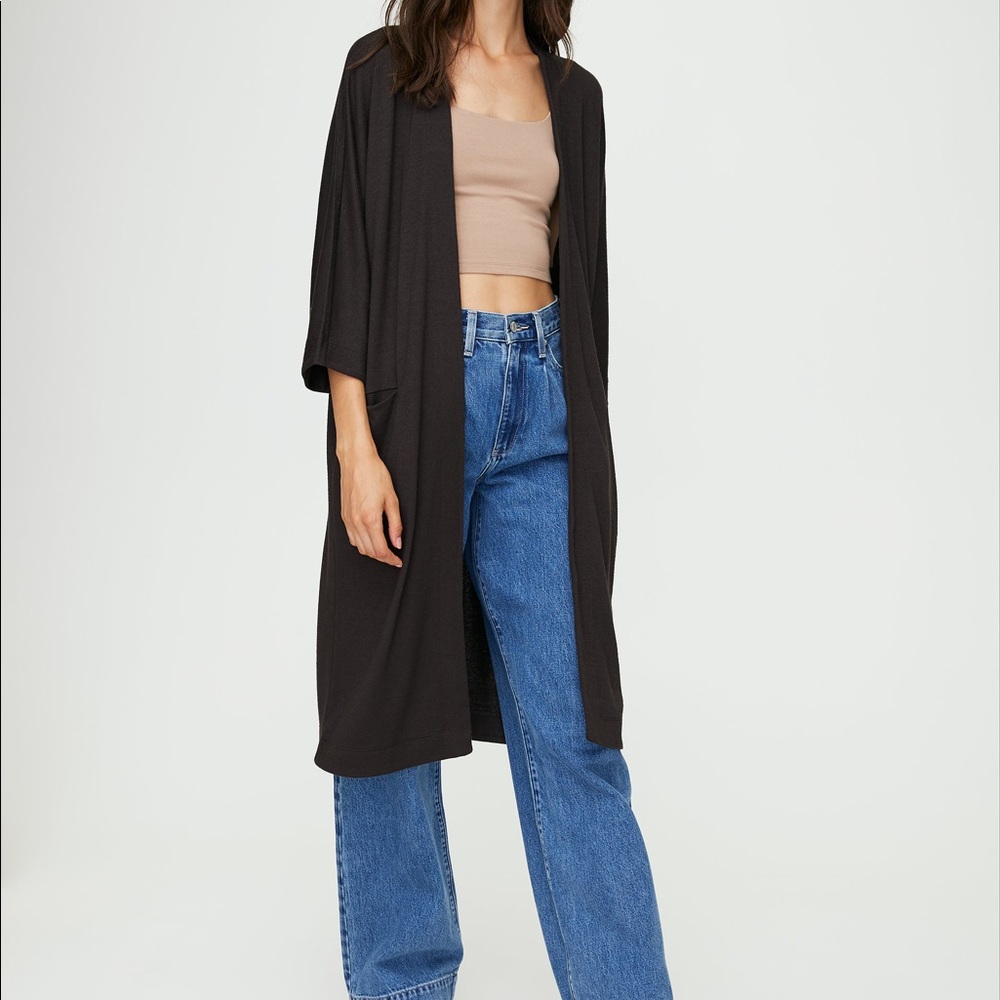 Wilfred Free Zlata Sweater Cardigan Duster Long Small